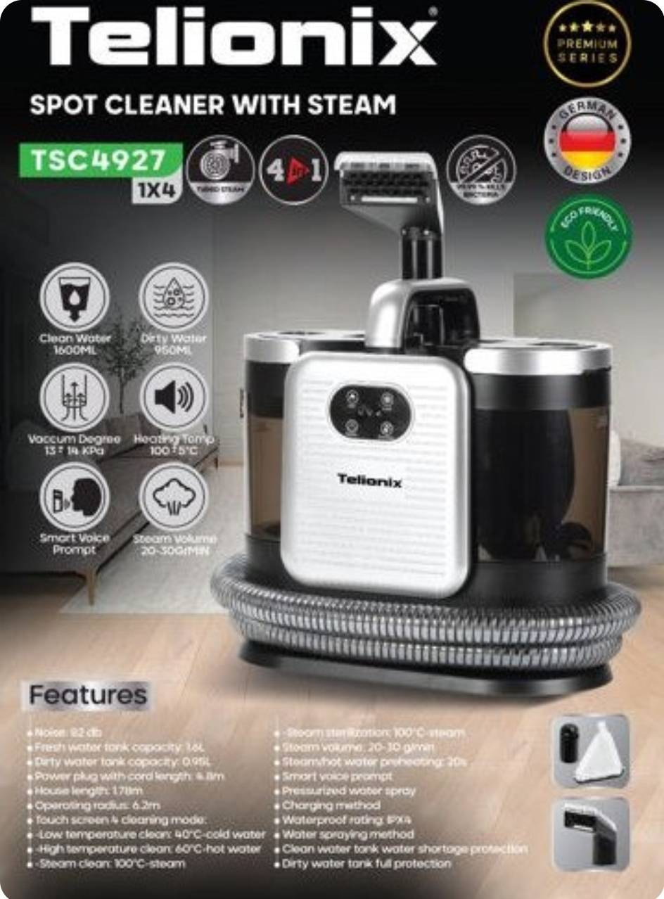 مبل شوی و نقطه شوی تلیونیکس مدل TSC4927 با بخار